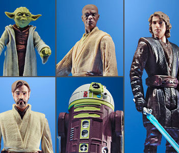 HASBRO Star Wars Celebrate the Saga Jedi Order Pack of 5 PRE VENTA