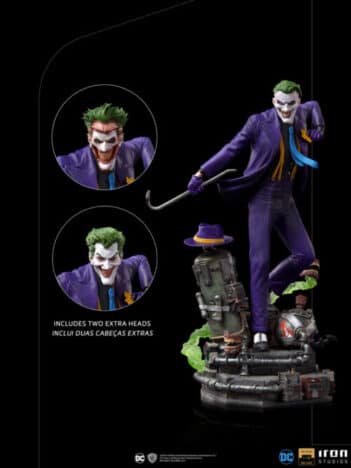 IRON STUDIOS DC Comics The Joker Deluxe Art Scale 1/10 PRE VENTA