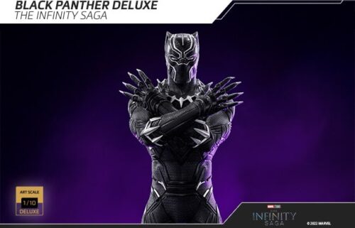 Iron Studios presenta con orgullo la estatua "Black Panther Deluxe - The Infinity Saga - Art Scale 1/10"