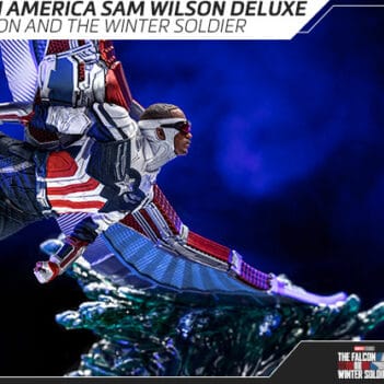 IRON STUDIOS Captain America Sam Wilson Deluxe - The Falcon and the Winter Soldier - BDS Art Scale 1/10