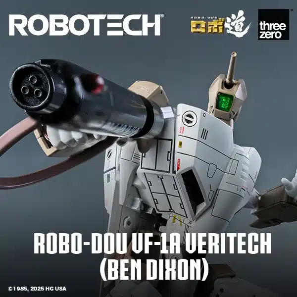 Figura THREEZERO VF-1A Veritech · Ben Dixon · fotografía promocional
